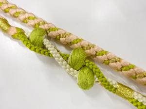 正絹　振袖用　手組帯締め